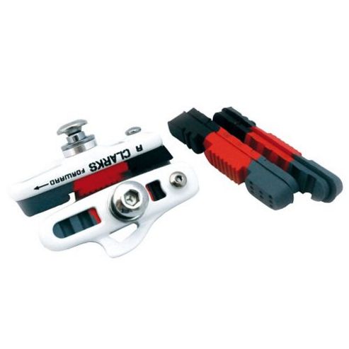 Image of Clarks Cps240 - 55mm Road Caliper Brake Shoe & Spare Pad. Suitable For Avid & Tektro Systems