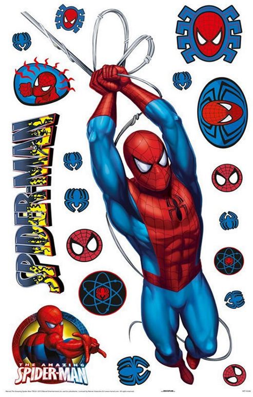 Image of Spiderman Wall Decals
