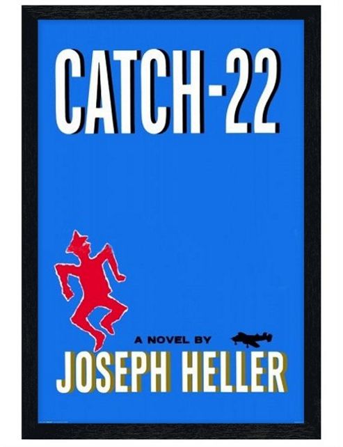 Image of Black Wooden Framed Catch 22 Poster