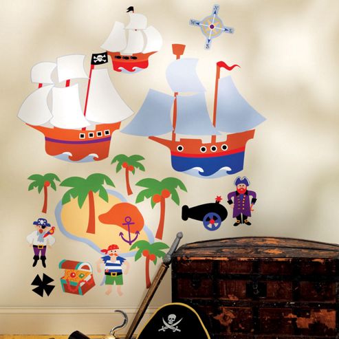 Image of Pirates Giant Children's Wall Stickers