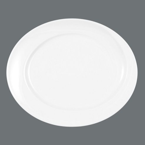 Image of Seltmann Weiden Paso White Oval Platter - 31cm