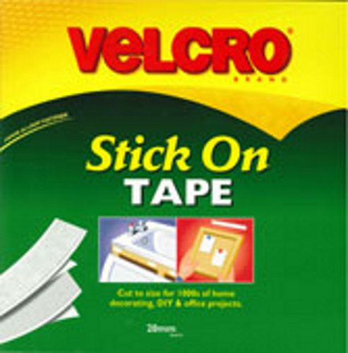 Image of Velcro Stick N Stick 20mm - White