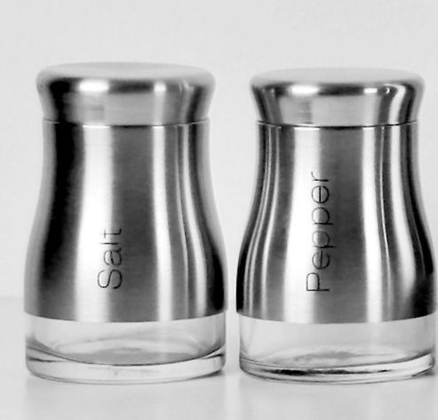 Image of Sabichi Stainless Steel Salt And Pepper Set