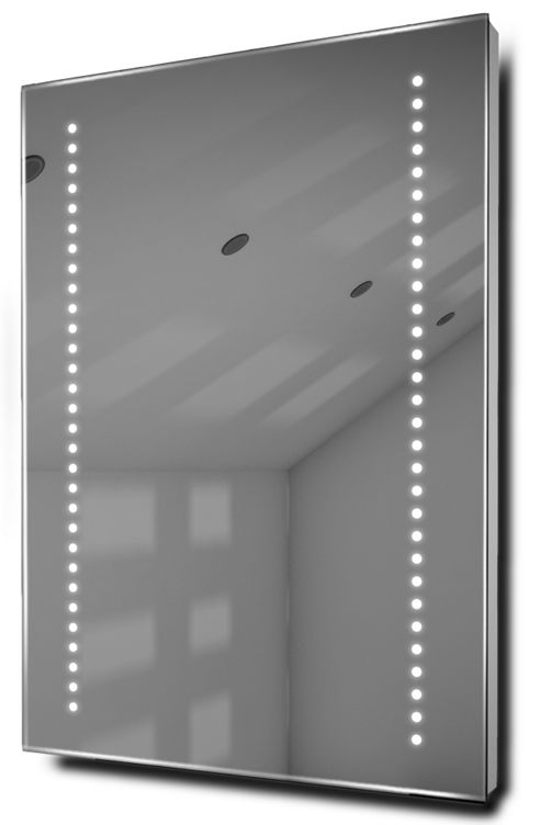 Image of Gaze Ultra-slim Led Bathroom Illuminated Mirror With Demister Pad & Sensor K10