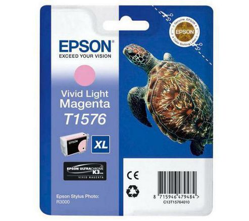 Image of Epson Turtle T1576 Ink Cartridge - Vivid Light Magenta