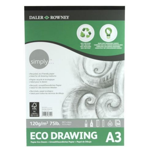Image of Daler Simply Eco Cartridge Pad A3 120g