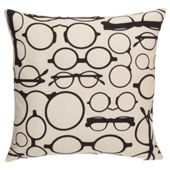 F&F Home Glasses Print Cushion