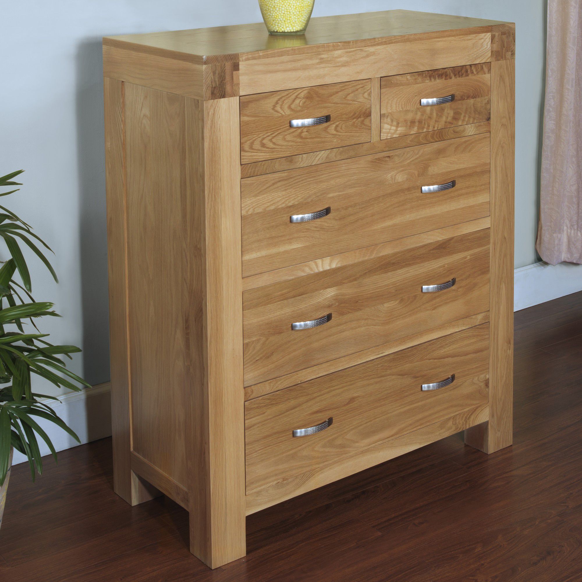 Hawkshead Rustic Oak Blonde 2 Over 3 Chest of Drawers at Tesco Direct