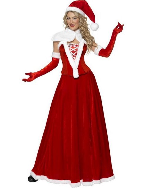 Image of Mrs Santa Costume Large