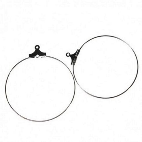Image of Hoop Earrings - Silver - 20 Pack