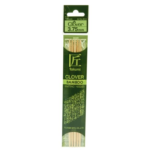 Image of Clover Takumi Bamboo Knitting Needles - 3.75mm - 5pk