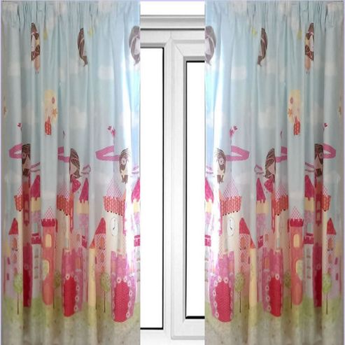 Image of Fairy Castle Curtains 54s - Multi