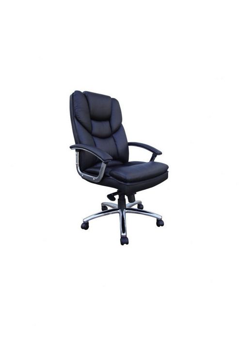 Image of Modal Sklyline Leather Executice Chair In Black