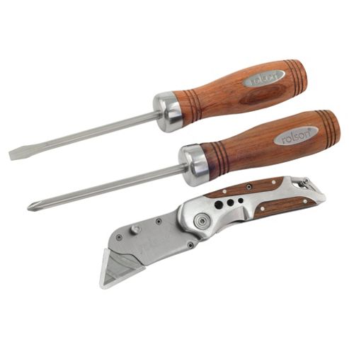Image of Rolson 2-piece Screwdriver & Knife Set