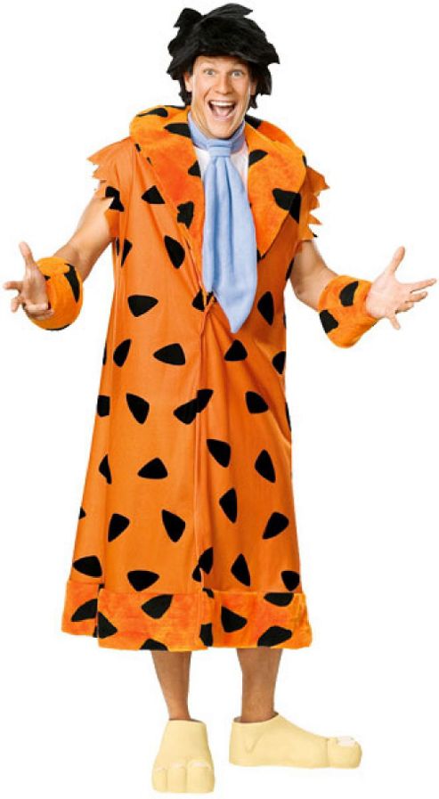 Image of Deluxe Fred Flinstsone - Adult Costume Size: 44-46