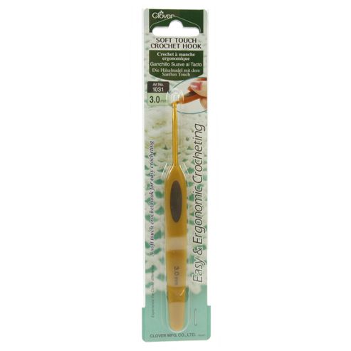 Image of Clover Soft Touch Crochet Hook - 3.0mm