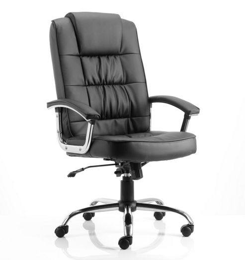 Image of Maestro Moore Deluxe Roskilde High-back Executive Chair - Cream