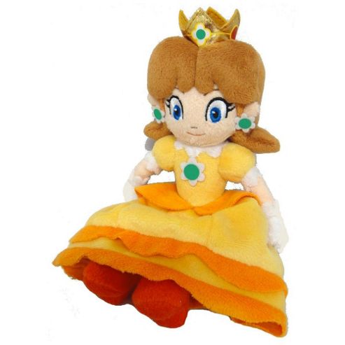 Image of Official Nintendo Mario Plush Series Stuffed Toy - 8" Princess Daisy