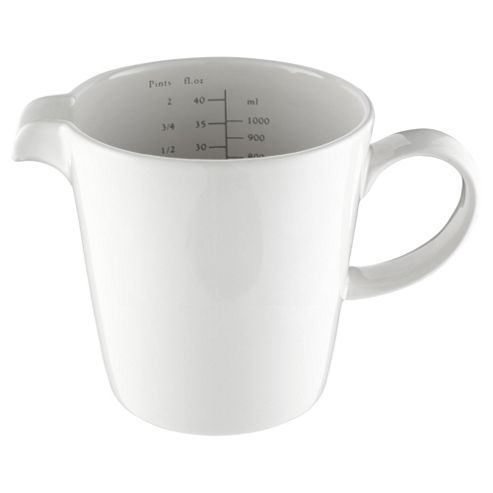 Image of Ceramic Measuring Jug White