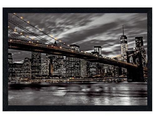 Image of Assaf Frank Black Wooden Framed New York Poster