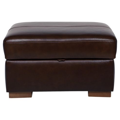 Image of Idaho Storage Footstool Antique Chocolate