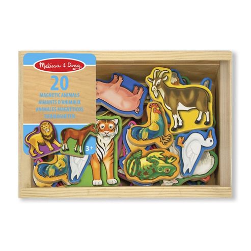 Image of Melissa And Doug Magnetic Wooden Animals