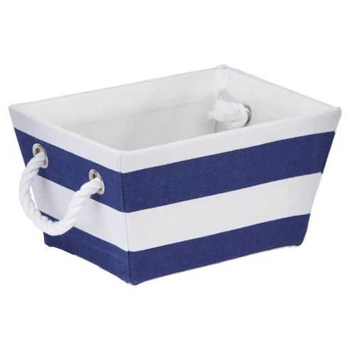 Image of Tesco Blue Stripe Storage Box