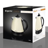 Elgento E448C Steel Jug Kettle - Cream