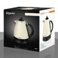 Elgento E448C Steel Jug Kettle - Cream