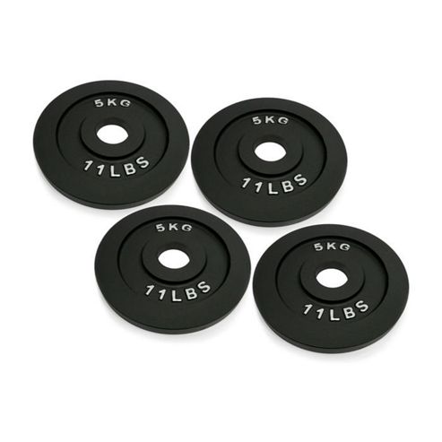 Image of Body Power Cast Iron Olympic Discs - 5kg (x4)