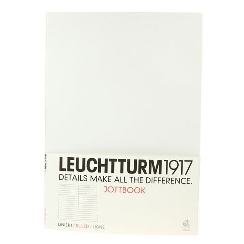 Image of Leuchtturm 1917 White Jotter A4 Ruled