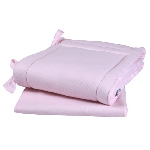 Image of Clair De Lune 2pc Cot Bed Bedding Set (cotton Candy Pink)