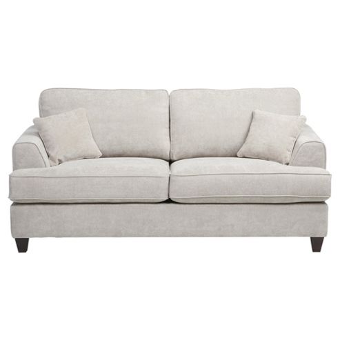 Image of Hampton Fabric Sofa Bed, Light Grey