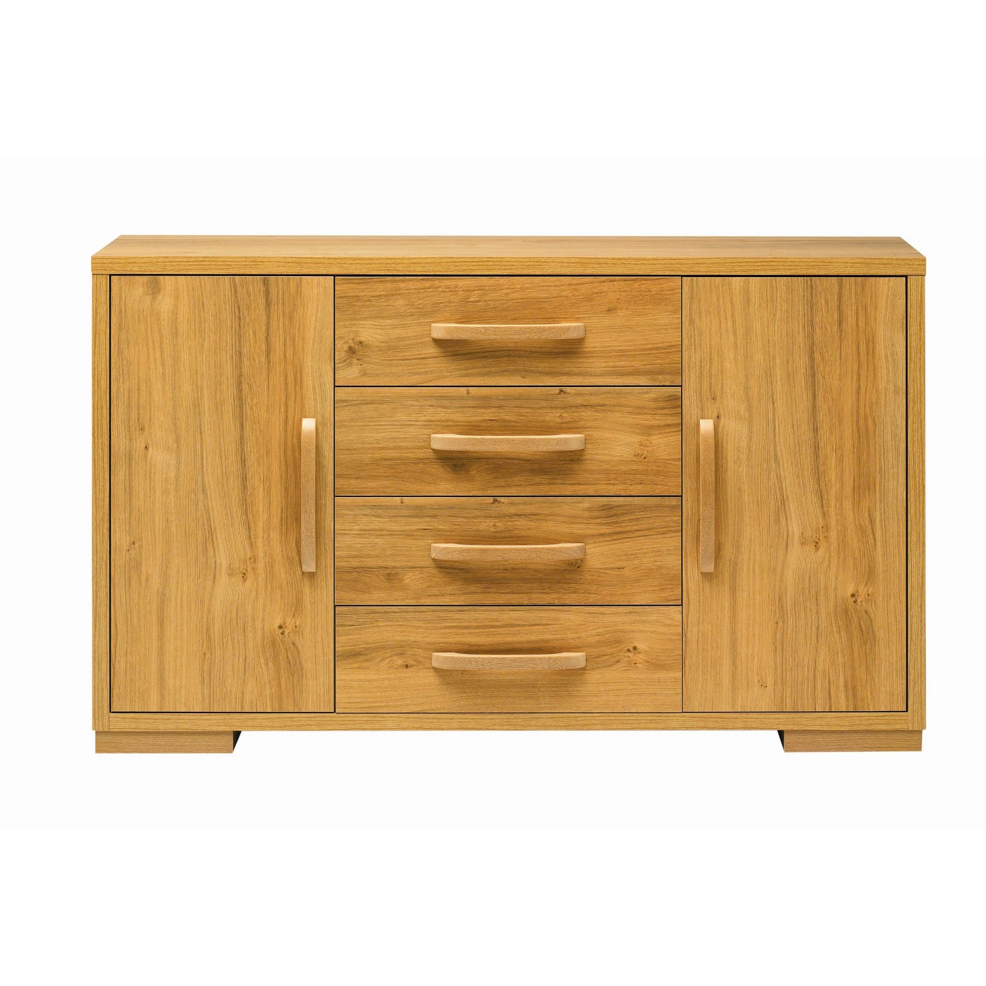 Caxton Strand High Sideboard in Oak at Tesco Direct