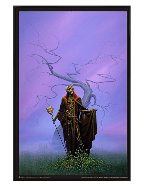 Image of Michael Whelan Gloss Black Framed Destroying Angel Poster