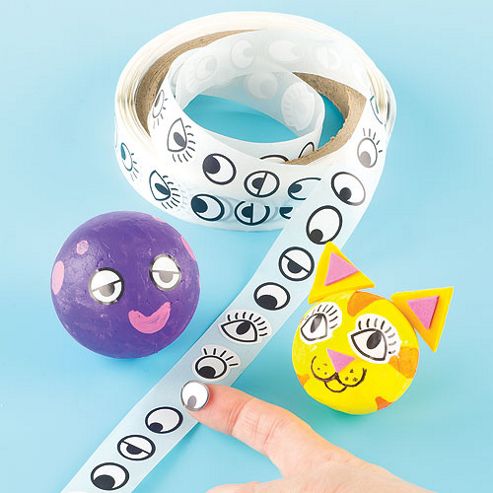 Image of Children's Crafts Eye Stickers Value Pack 1000 Pcs