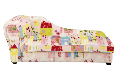 Image of Children's Chaise Longue - Happy Houses