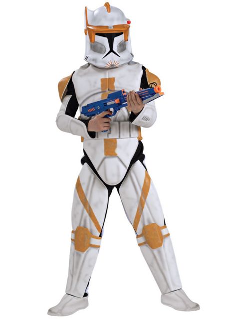 Image of Child Clone Wars Dlx Clone Trooper Commander Cody Small