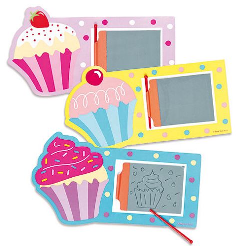 Image of Cool Cupcakes Magic Drawing Slates (pack Of 6)