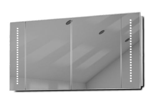Image of Bluetooth Audio Demist Bathroom Cabinet With Shaver Socket & Sensor K126aud