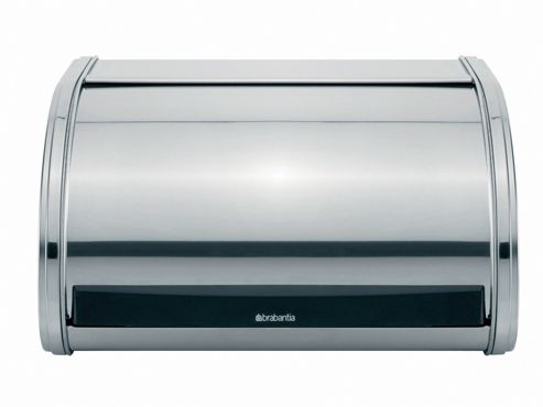Image of Brabantia 339585 Roll Top Bread Bin Brilliant Steel Medium