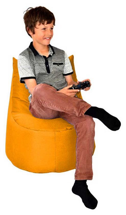 Image of Valufurniture Large Gamer Orange Bean Bag
