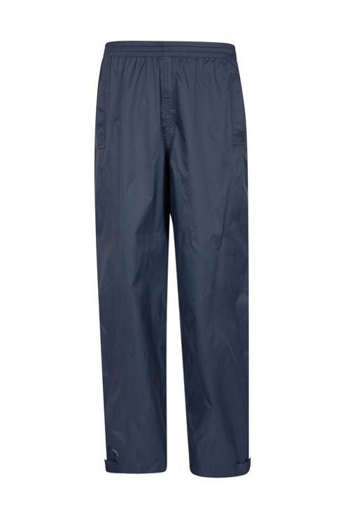 Image of Mountain Warehouse Spray Kid's Waterproof Trousers - Blue
