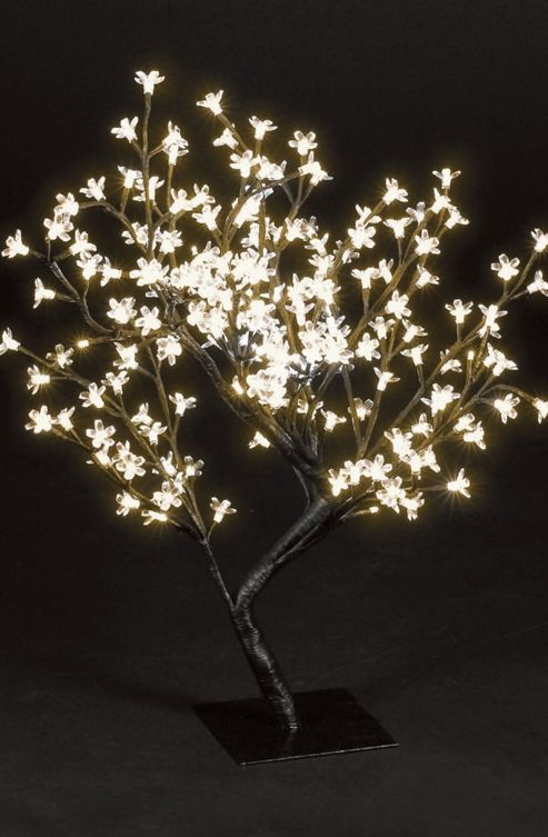 Image of Snowtime Cherry Blossom Tree - Warm White - 67 Cm H