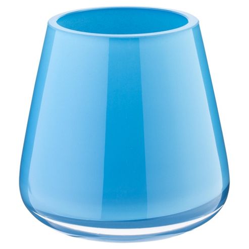 Image of Tesco Taper Tealight Holder, Blue