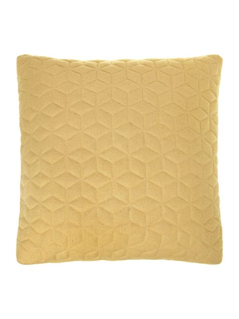 Image of Quilted Felt Cushion, Chartreuse