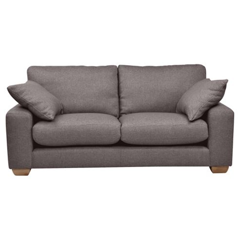 Image of Whitstable Medium 3 Seater Tweed Sofa, Mocha