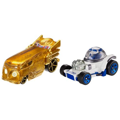 Image of Hot Wheels Star Wars Character Car 2-pack, C-3po And R2-d2