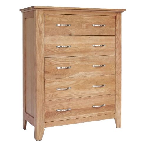 Image of Sherwood Oak Chest 5 Drawer
