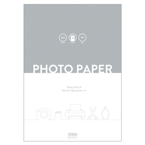 Image of Tesco Basic A4 Photo Paper